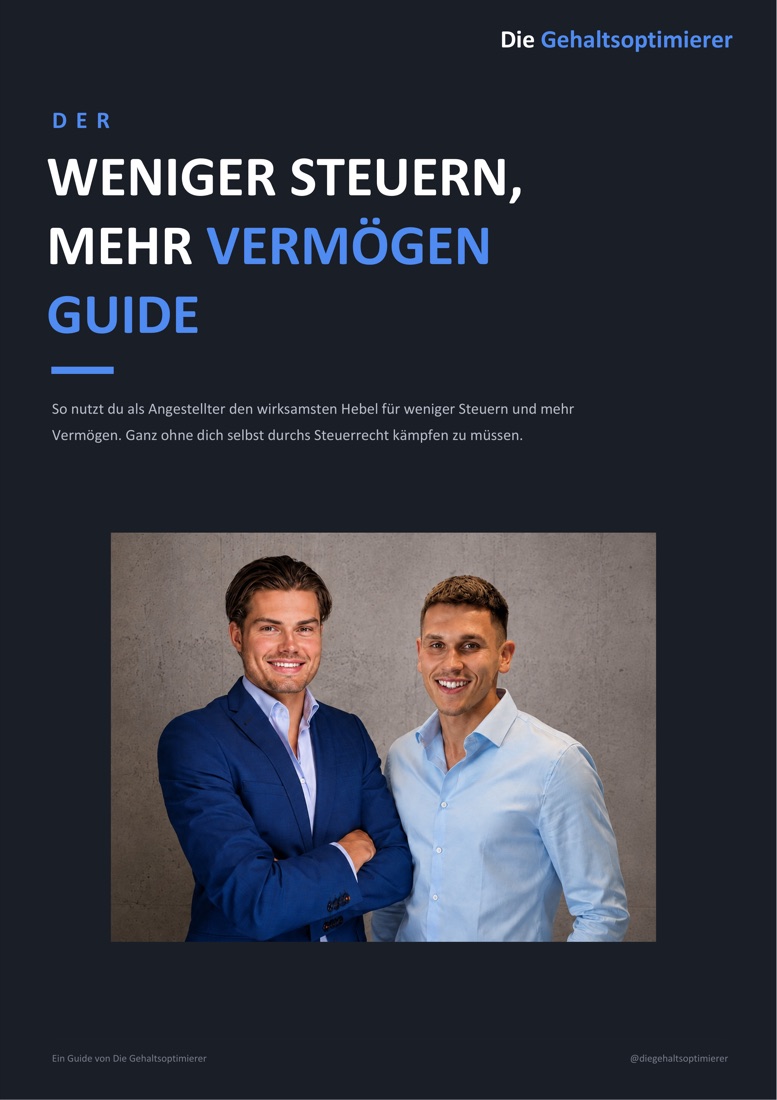 Cover des Guides: Weniger Steuern, mehr Vermögen